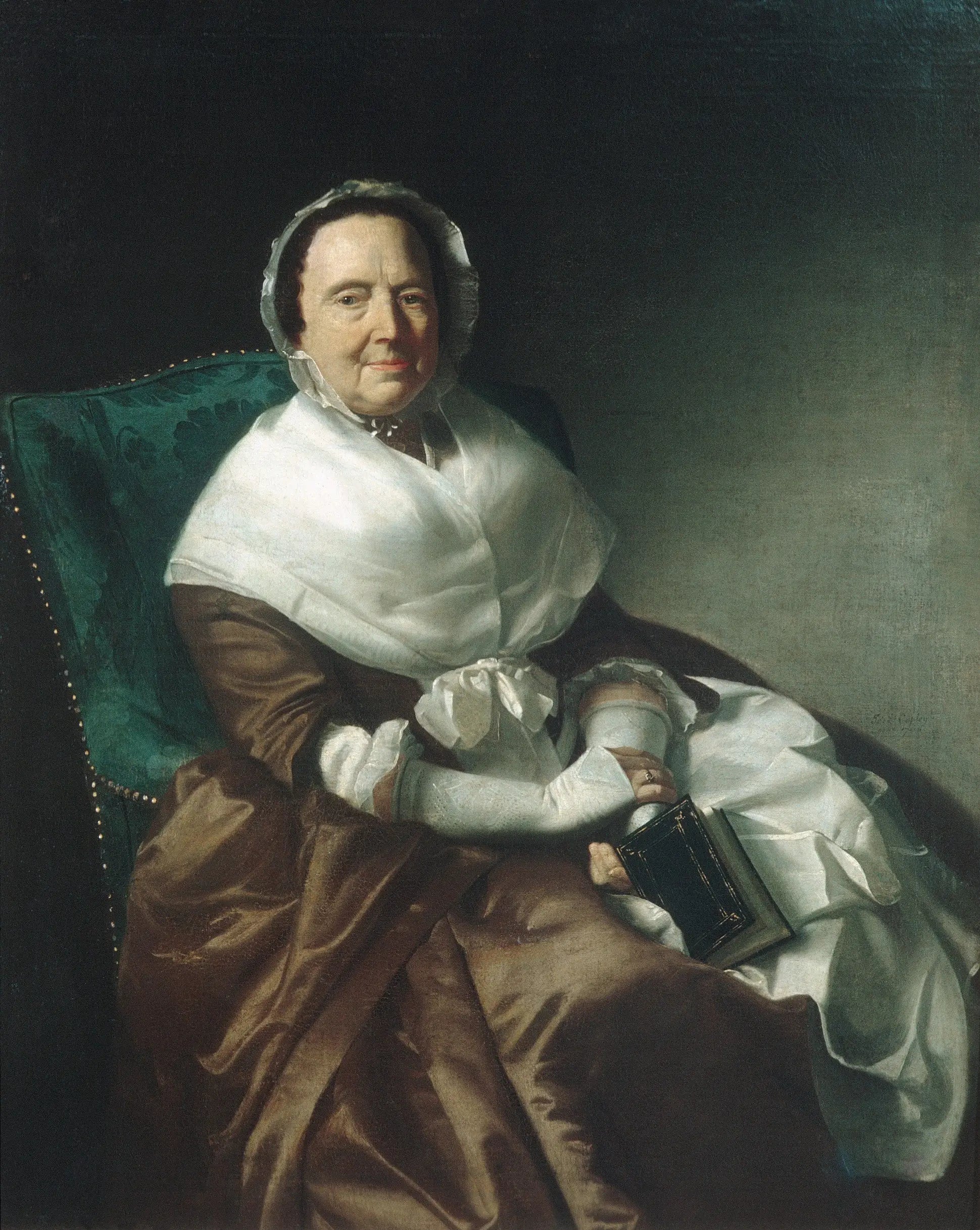 Mme Sylvanus Bourne - John Singleton Copley image 1 reproduction artisanale de tableau