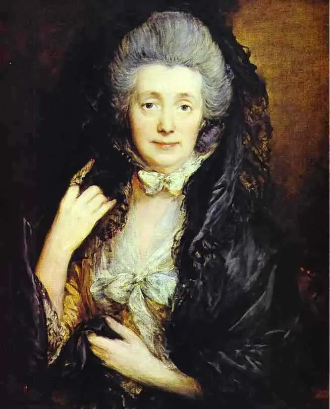 Mme Thomas Gainsborough, født Margaret Burr - Thomas Gainsborough

Source:
Mme Thomas Gainsborough, née Margaret Burr - Thomas Gainsborough