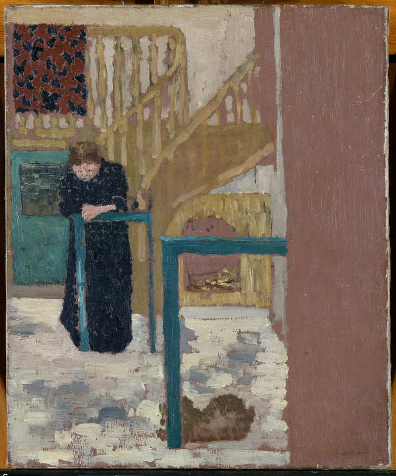 Mme Vuillard i scenografens verksted - Édouard Vuillard