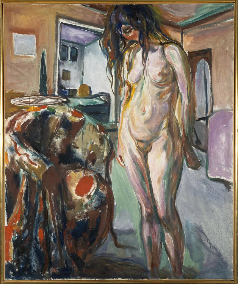 Modell nær kurvstolen - Edvard Munch