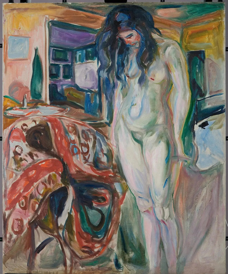 Modell nær kurvstolen - Edvard Munch