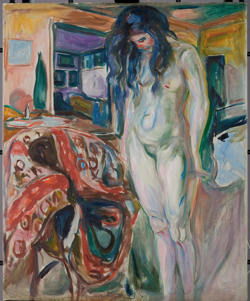 Modell nær kurvstolen - Edvard Munch