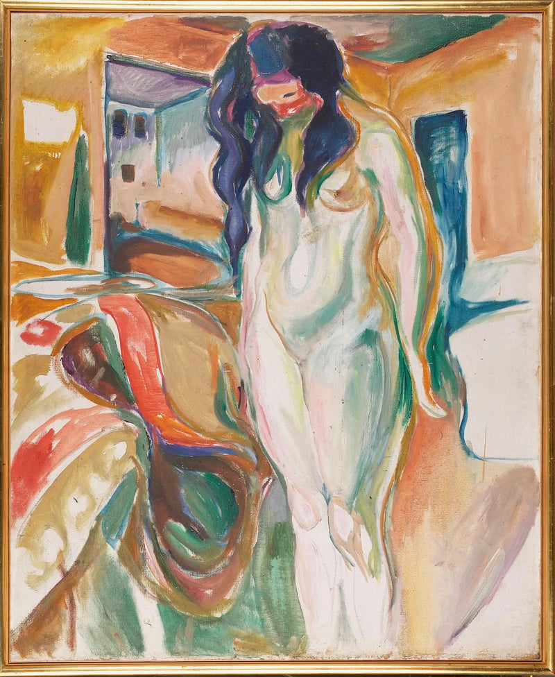 Modell nær kurvstolen - Edvard Munch