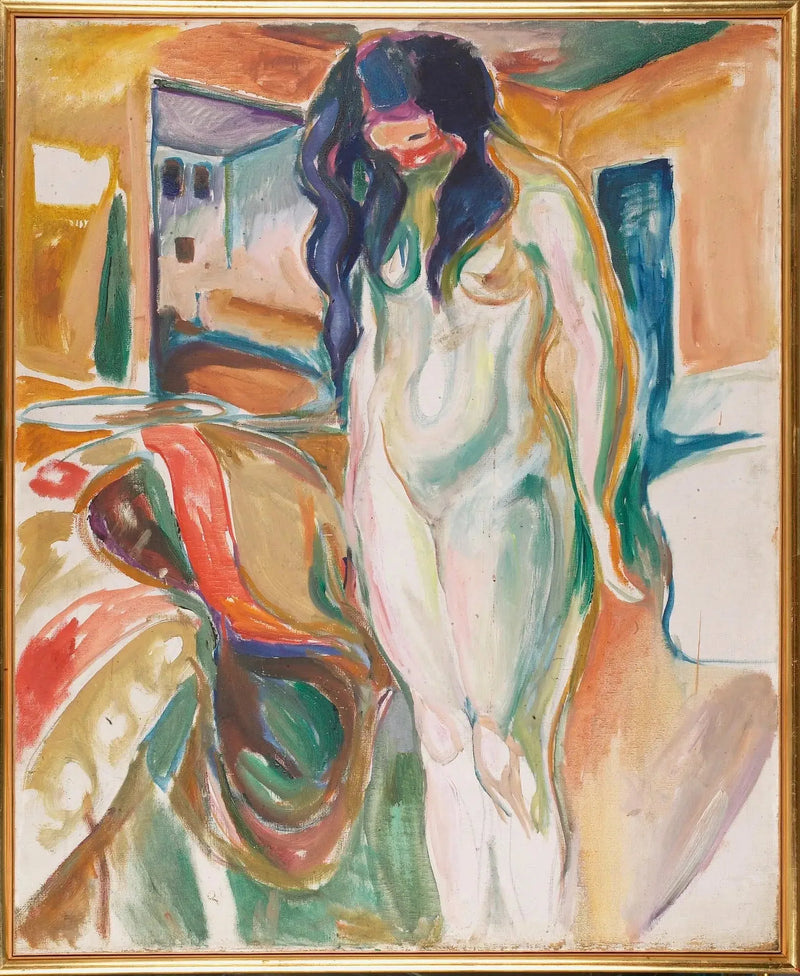 Modell nær kurvstolen - Edvard Munch
