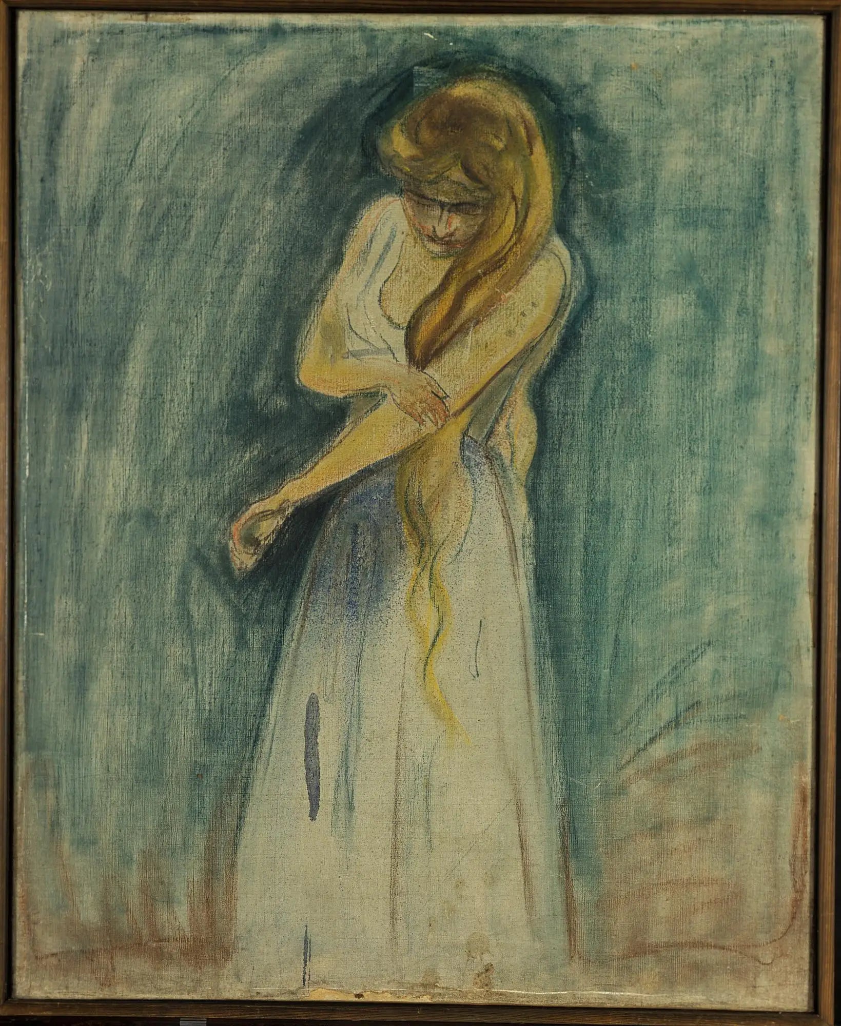 Modèle se grattant les bras - Edvard Munch image 1 reproduction réalisée par Alpha Reproduction