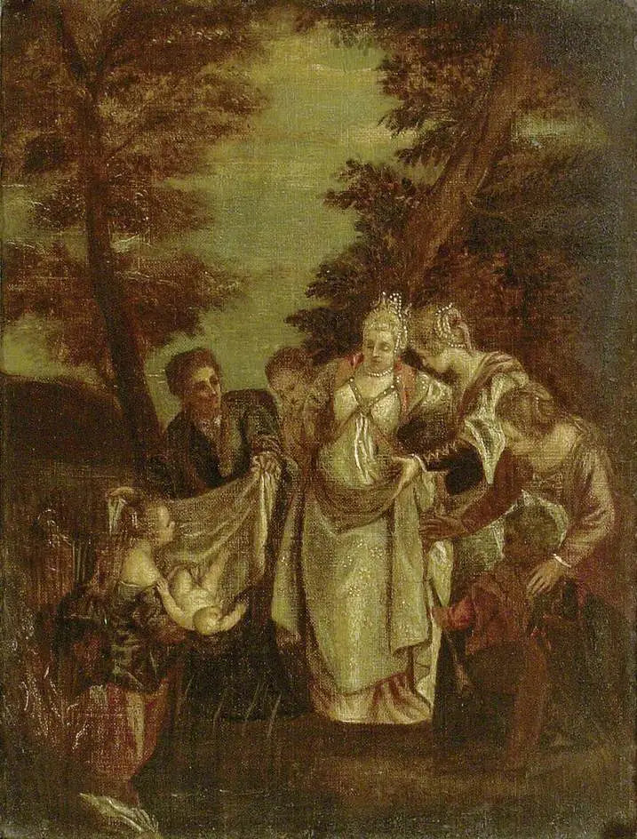 Moses ført foran faraos datter - Paul Véronèse

Source:
Moïse amené devant la fille de Pharaon - Paul Véronèse