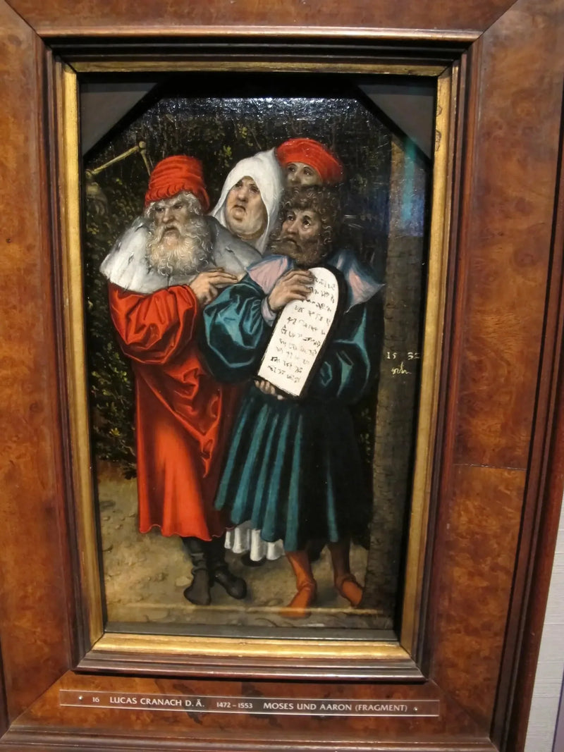 Moses og Aron og to profeter - Lucas Cranach den eldre