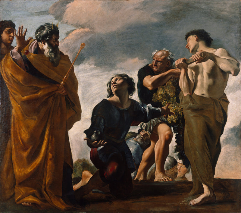 Moses og Kanaan-budbærerne - Giovanni Lanfranco