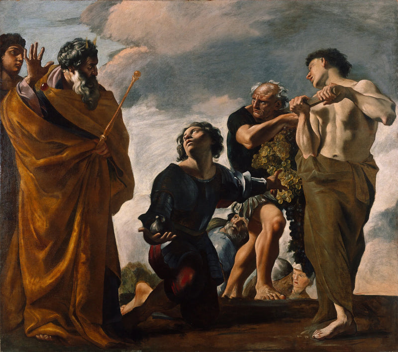 Moses og Kanaan-budbærerne - Giovanni Lanfranco