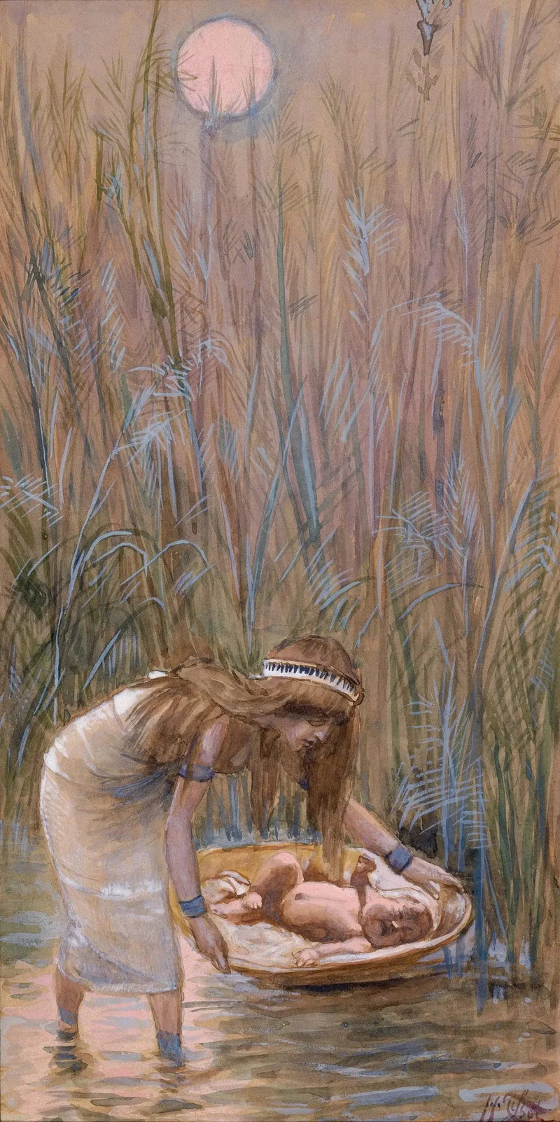 Moise liggende midt blant flaggene - James Tissot

Source:
Moïse étendu au milieu des drapeaux - James Tissot