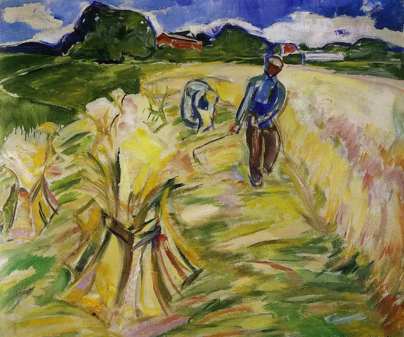 Høsting av mais - Edvard Munch
