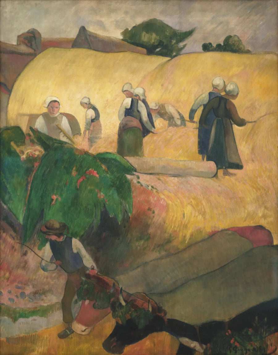 Høsting i Bretagne - Paul Gauguin