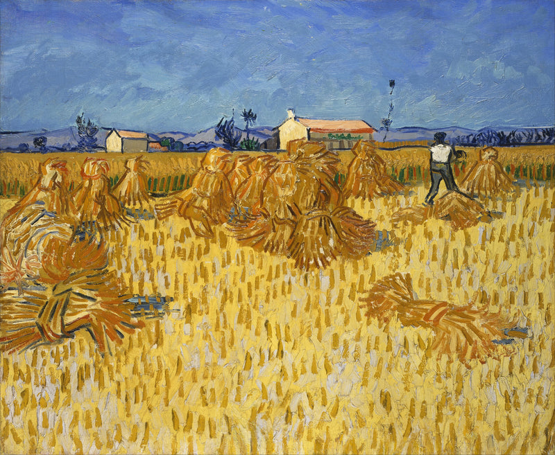 Høsting i Provence. - Vincent van Gogh