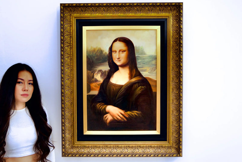 Mona Lisa - Alpha Reproduksjon  | 45 x 65 cm
