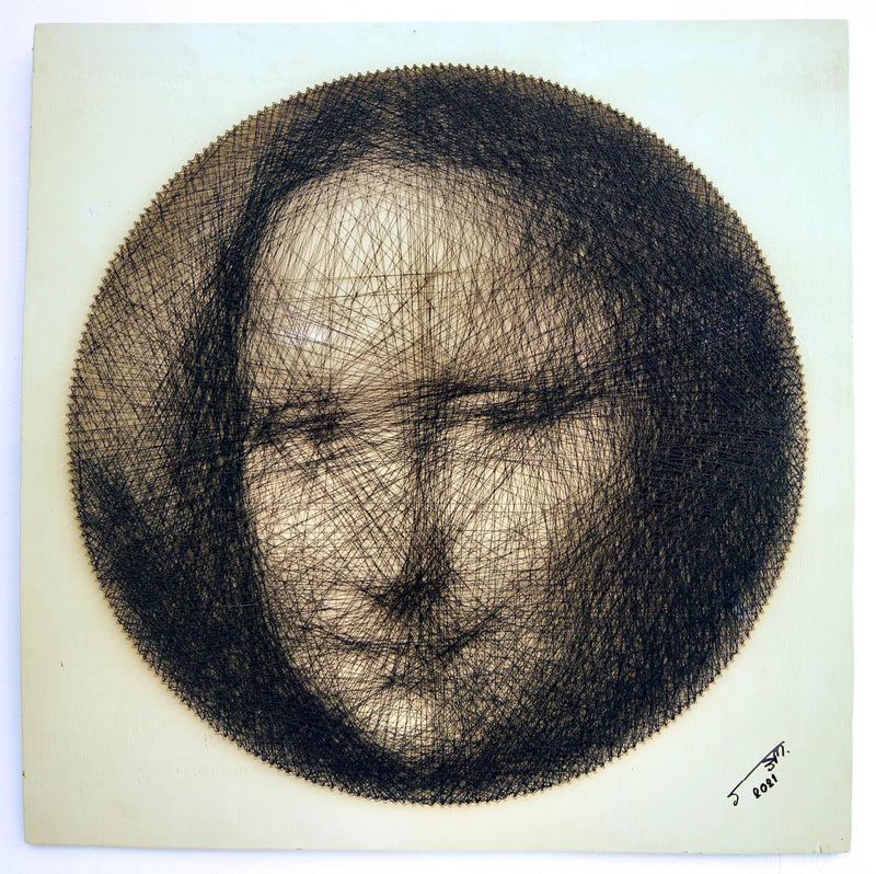 Mona Lisa Snor Kunst | 60 x 60 cm