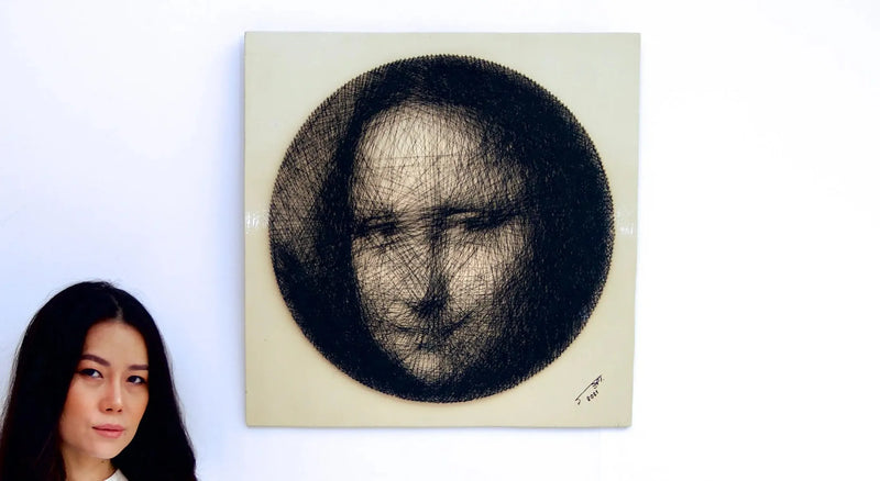 Mona Lisa Snor Kunst | 60 x 60 cm