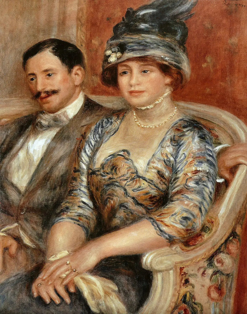 Herr og Fru Bernheim de Villers - Pierre-Auguste Renoir