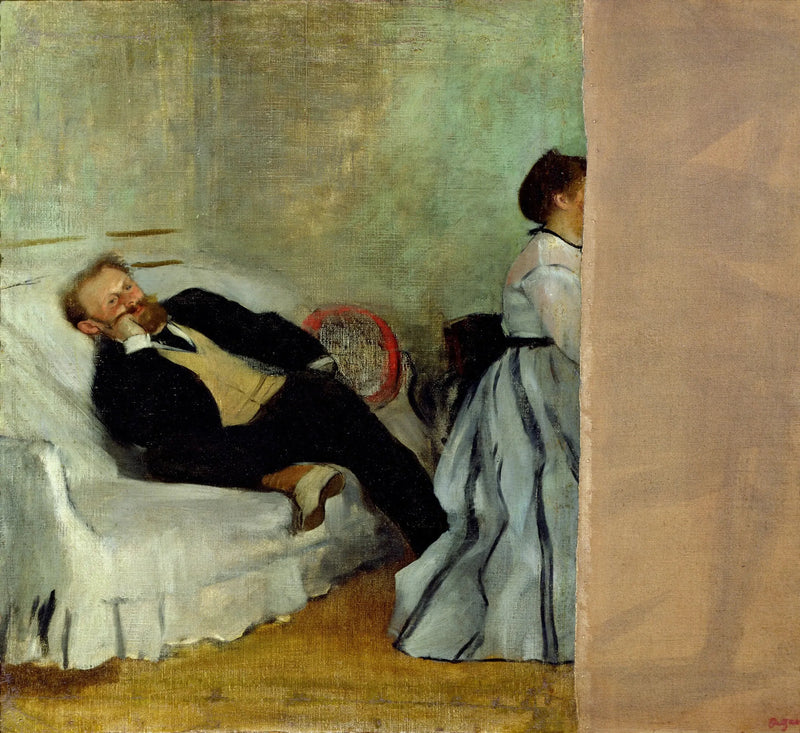 Herr og fru Édouard Manet - Edgar Degas