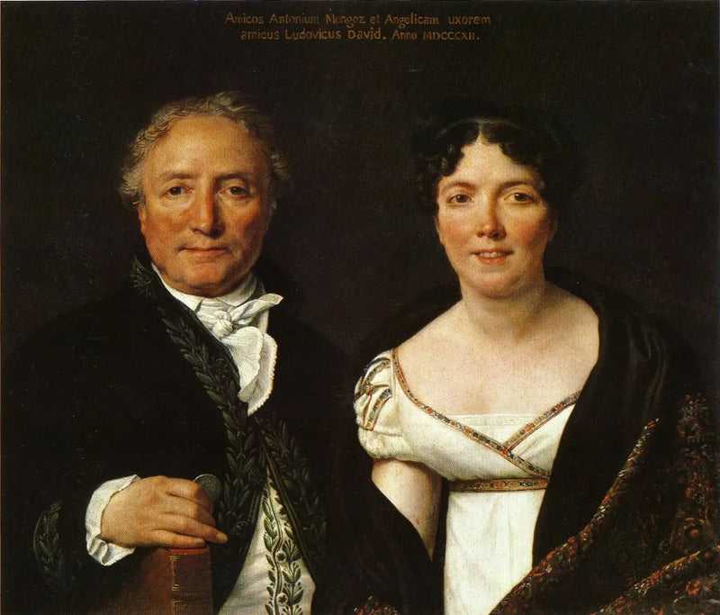 Herr og Fru Mongez - Jacques-Louis David