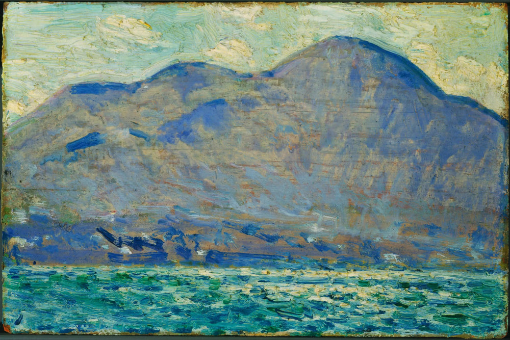 Mont Beacon à Newburgh - Childe Hassam image 1 reproduction artisanale de tableau