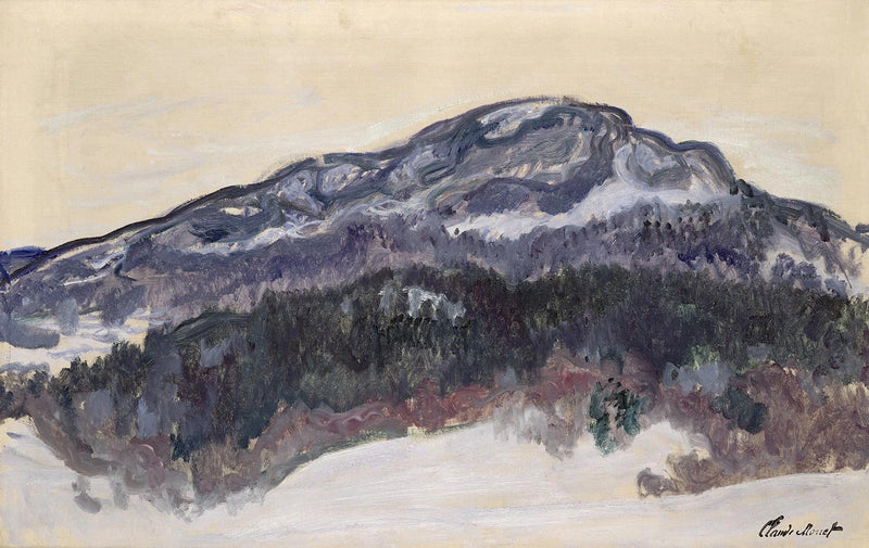 Fjellet Kolsaas i Norge - Claude Monet
