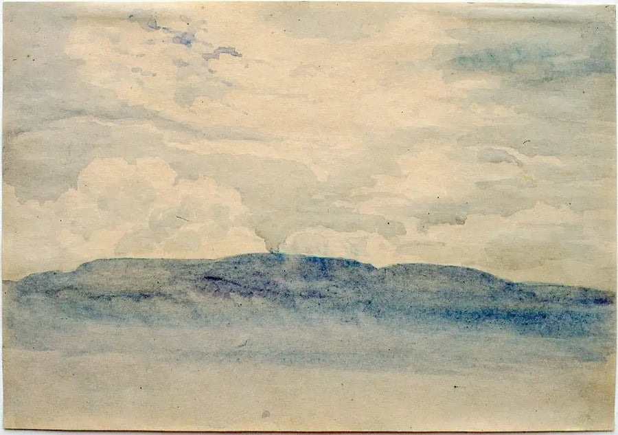 Fjell i morgenens tåke - Caspar David Friedrich