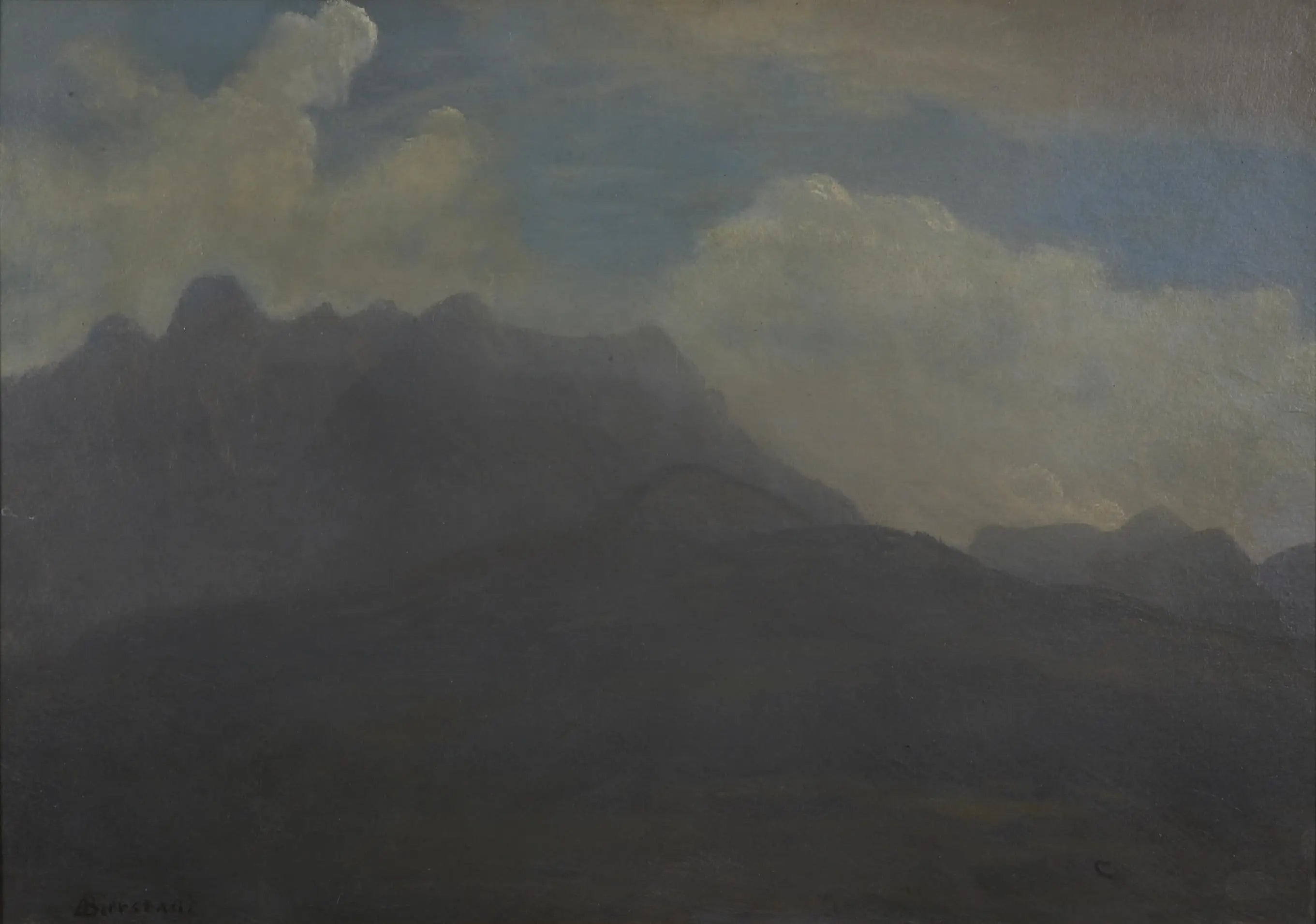 Montagnes et contreforts - Albert Bierstadt - Alpha Reproduction