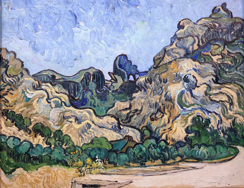 Fjell ved Saint-Rémy - Vincent van Gogh