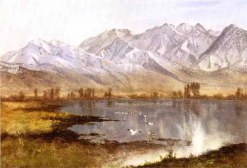 Montagnes Wasatch Utah - Albert Bierstadt - Alpha Reproduction
