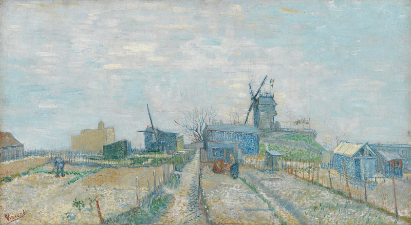 Montmartre: møller og kjøkkenhager - Vincent van Gogh