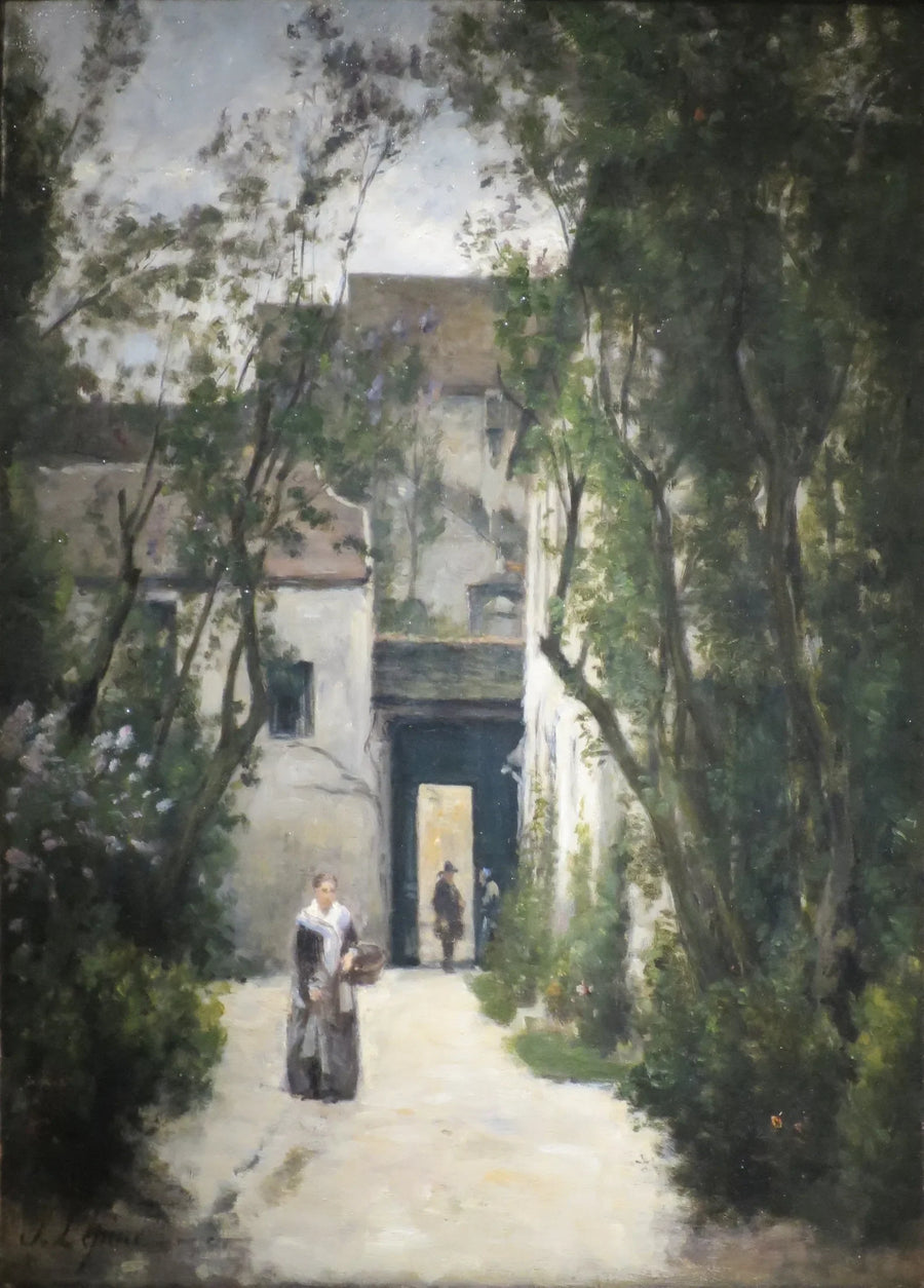 Montmartre. En gård i Fontenelle-gaten - Stanislas Lépiné