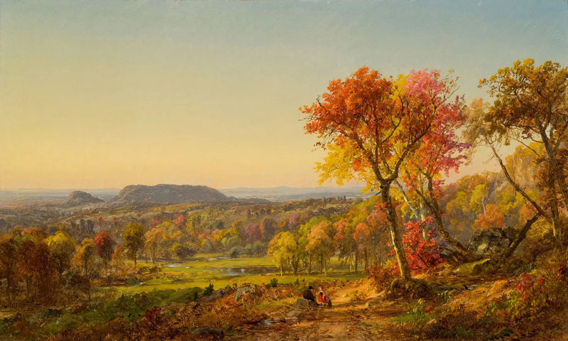 Adam og Eva på fjellet - Jasper Francis Cropsey