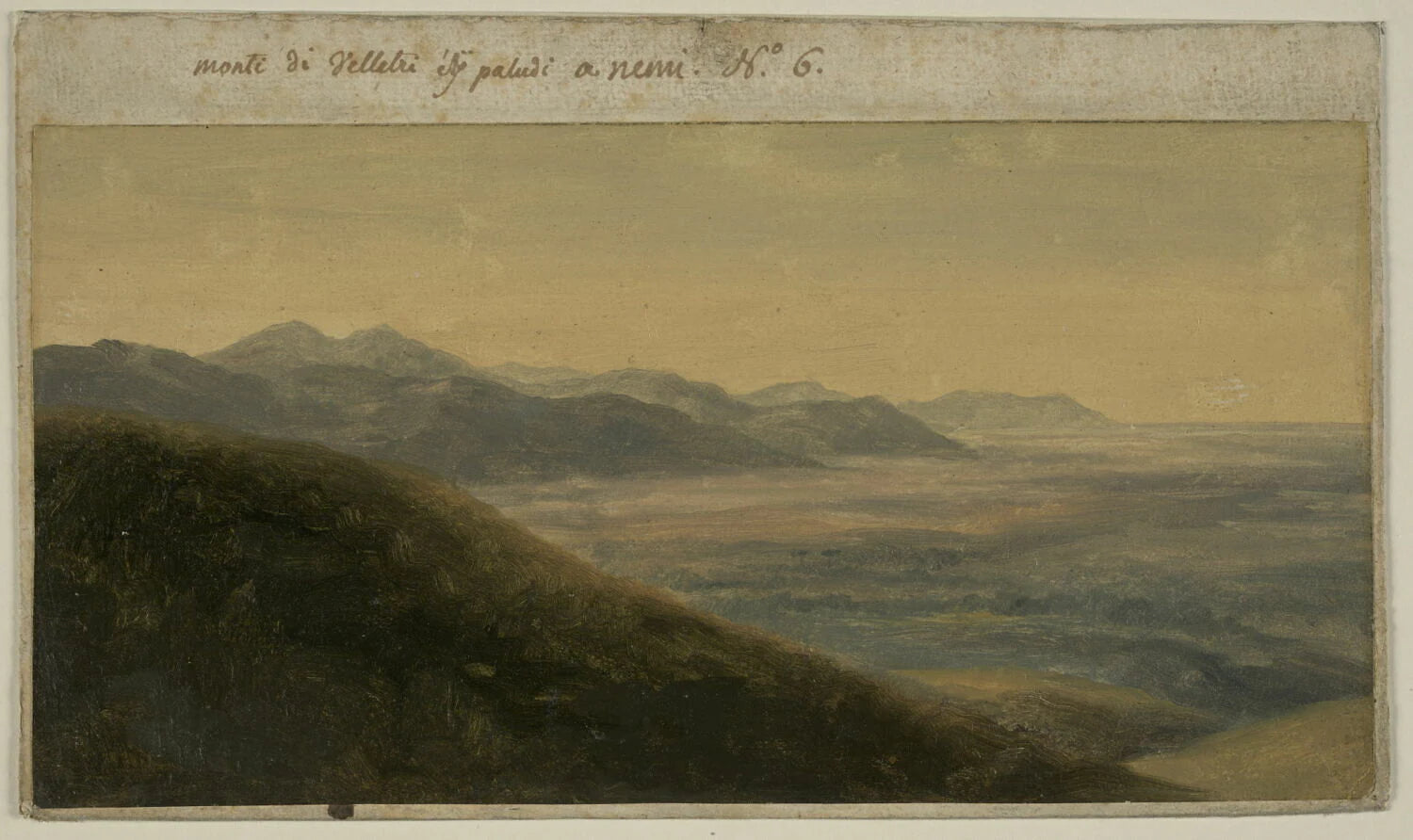 Les monts de Velletri et les marais de Nemi - Pierre de Valenciennes