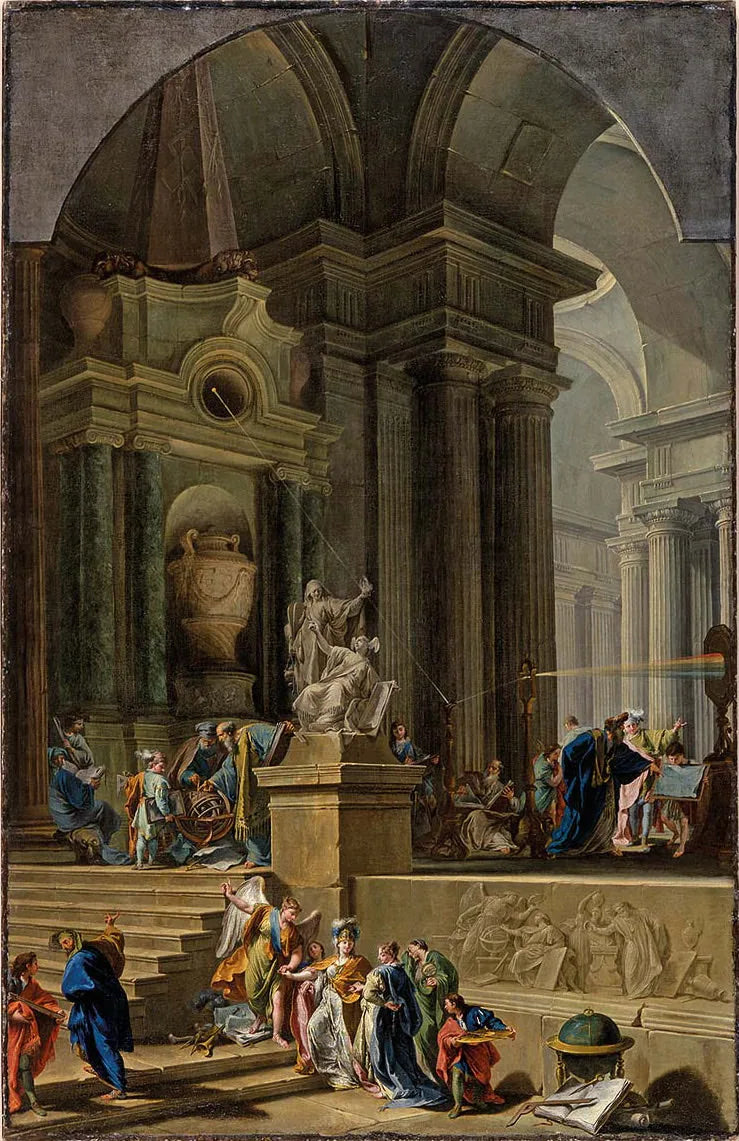 Allergisk monument til Sir Isaac Newton - Giovanni Battista Pittoni