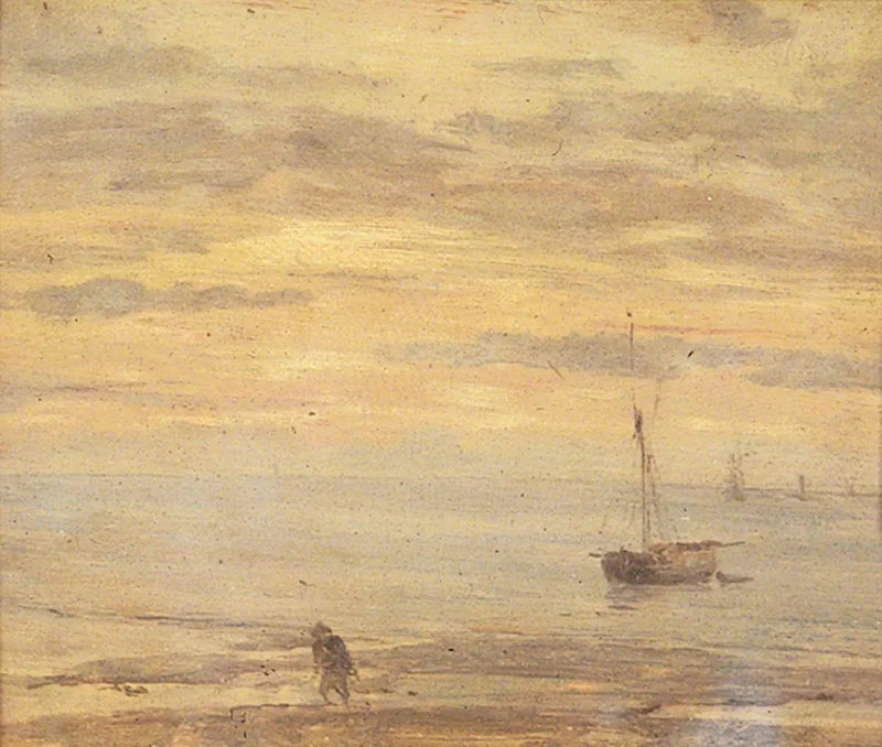 Havstykke, kveld - Eugène Boudin