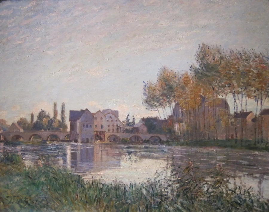 Moret ved solnedgang - Alfred Sisley