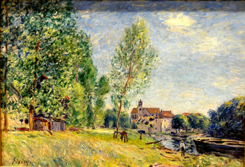 Moret, verftet i Matrat - Alfred Sisley