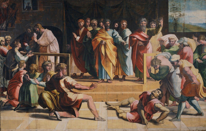 The Death of Ananias, ca 1515-1516 - Raphaël