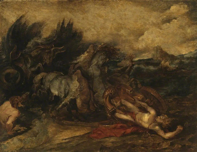 Hippolytes død - Peter Paul Rubens
