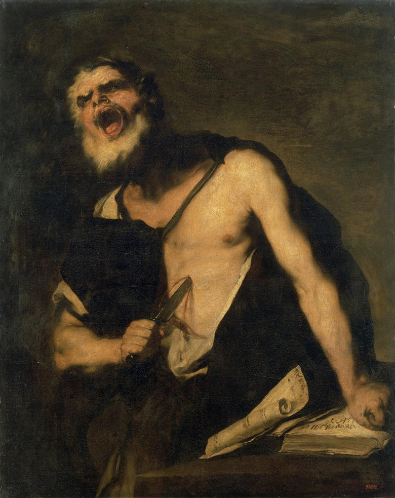 Døden til Caton fra Utika - Luca Giordano