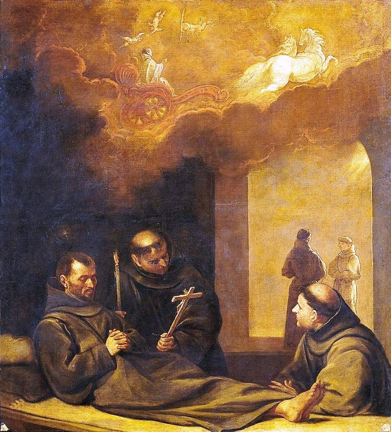 Døden til Saint François d'Assise - Alonso Cano