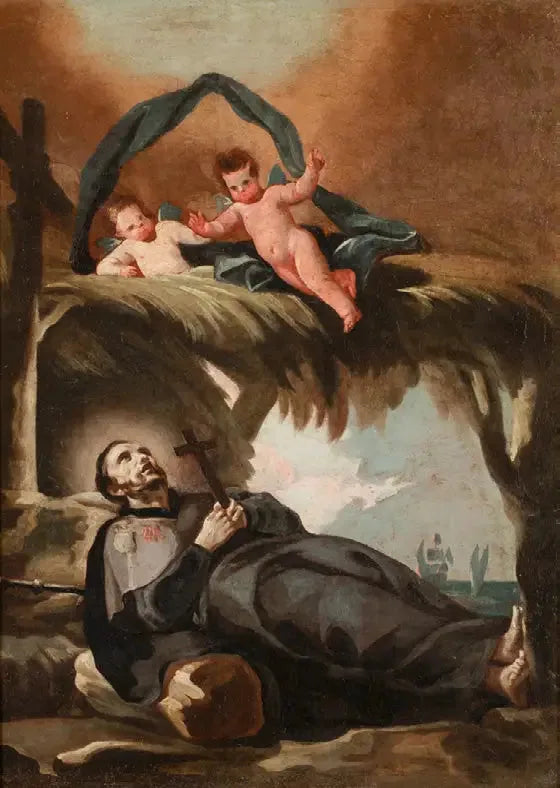 Døden til hellige Frans Xavier - Francisco de Goya