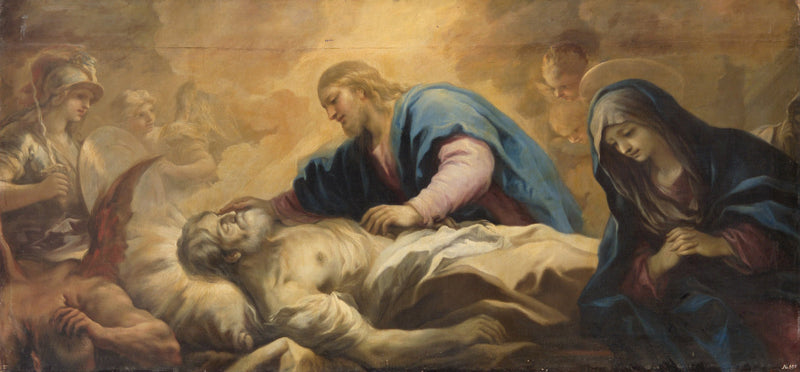 Døden til Saint Joseph - Luca Giordano