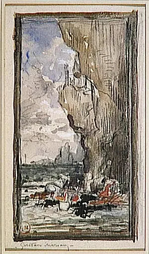 Sapphos død - Gustave Moreau