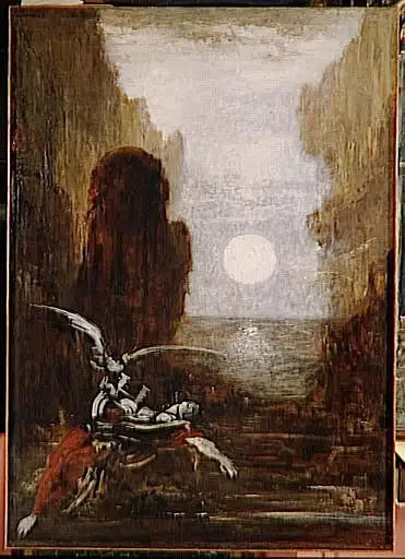 Sapfos død - Gustave Moreau