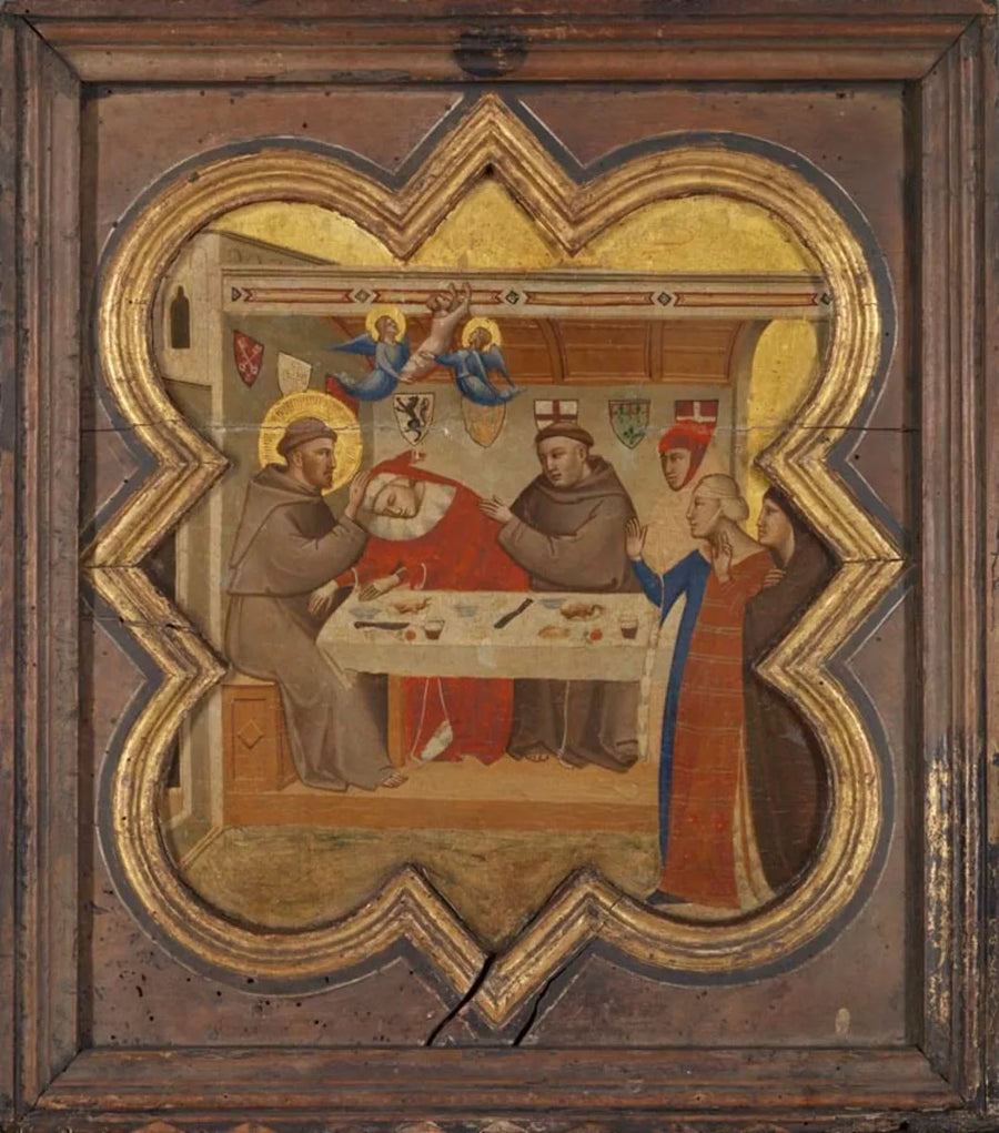 Døden til den noble av Celano - Taddeo Gaddi