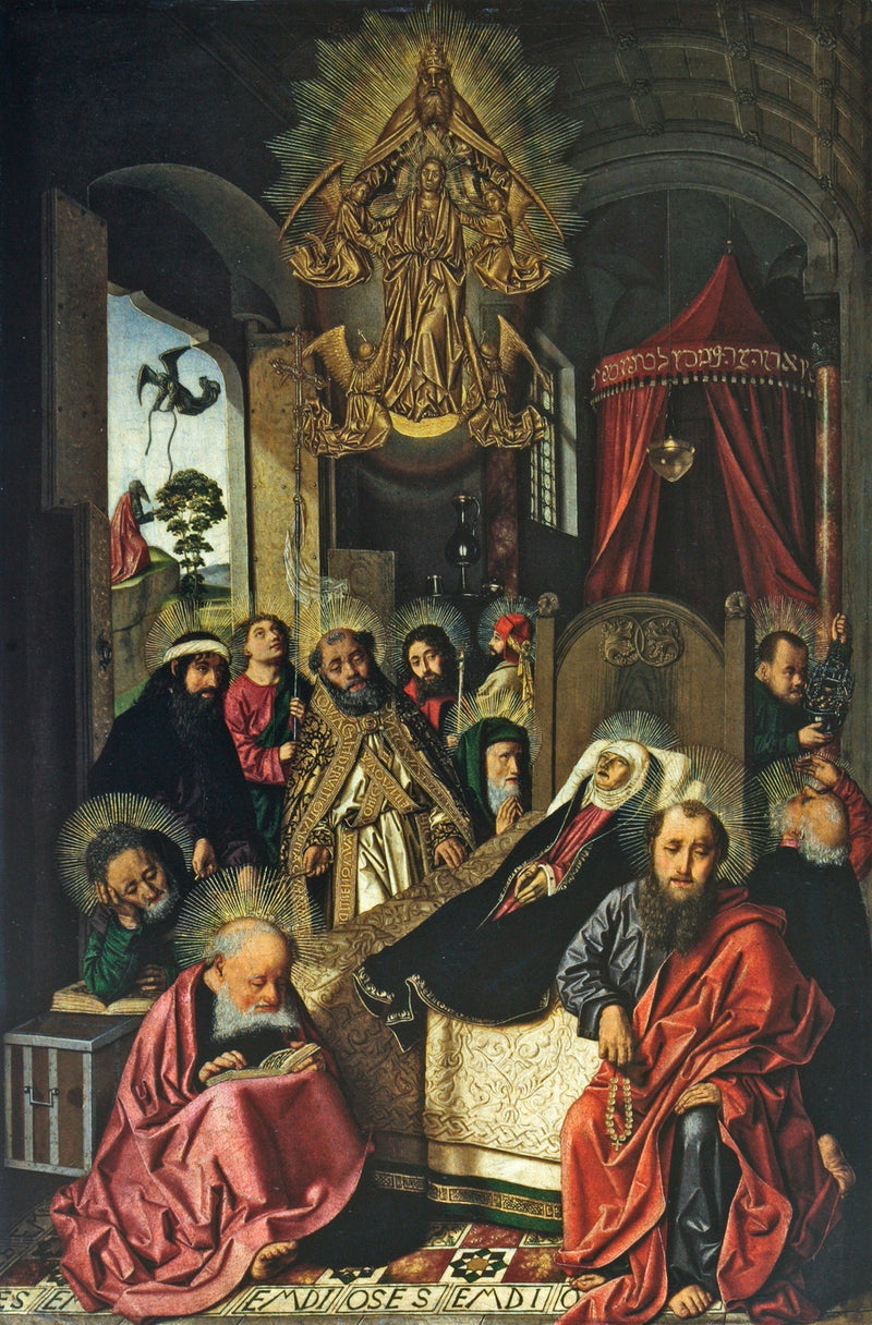 Døden og Assumpsjonen av Jomfru Maria - Bartolomé Bermejo