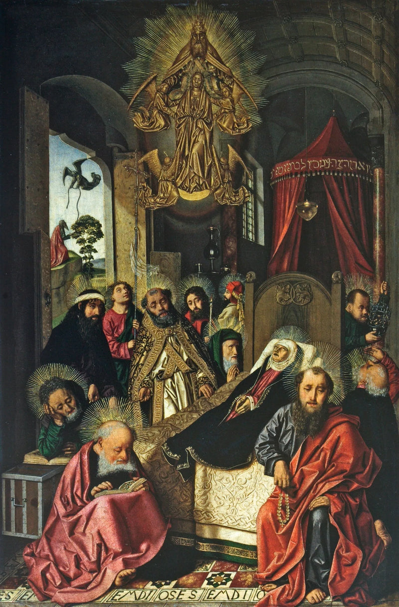 Døden og Assumpsjonen av Jomfru Maria - Bartolomé Bermejo