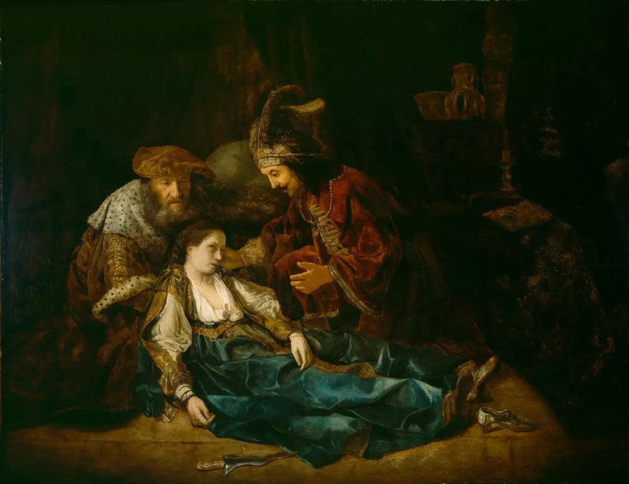 Lucretias død - Rembrandt