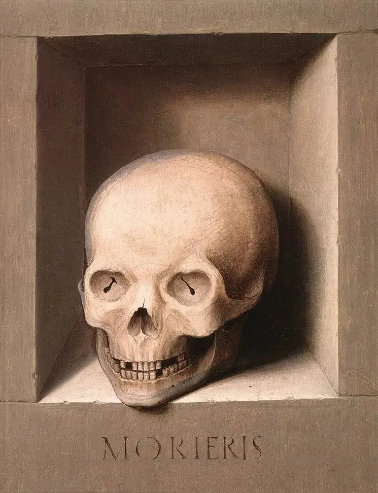 Død; baksiden av Sankthans - Hans Memling